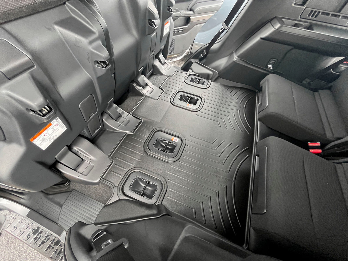 Tapis 3e rangée FloorLiner noir WeatherTech Toyota 4Runner 2025-2026 - Récréashop