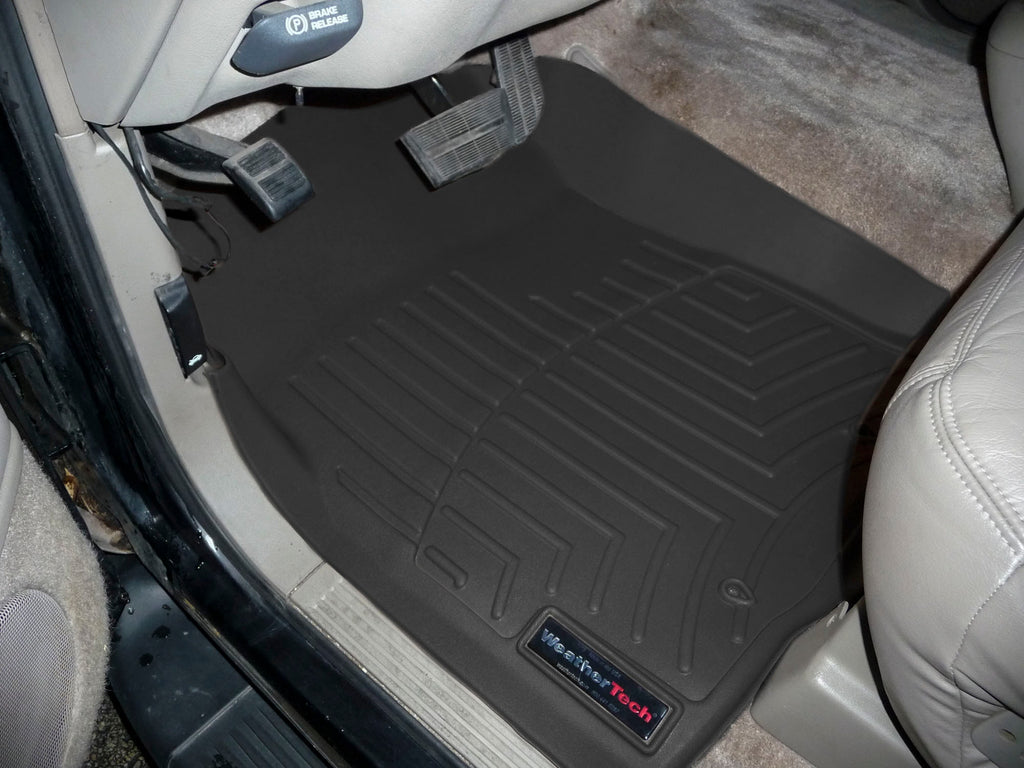 Tapis avant FloorLiner noir WeatherTech GMC Yukon / Yukon Denali 1992-2000 et autres véhicules (2000 : avec modèle Denali seulement) - Récréashop