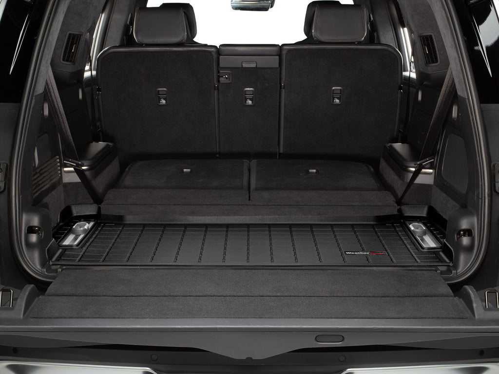 Tapis de coffre Cargo Liner derrière la 3e rangée noir WeatherTech Rivian R1S 2022-2025 - Récréashop