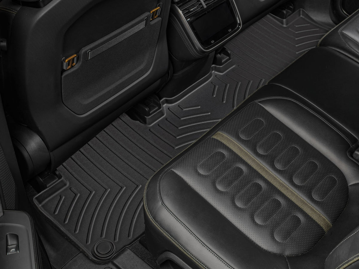 Tapis arrière FloorLiner noir WeatherTech Rivian R1S 2022-2025 - Récréashop