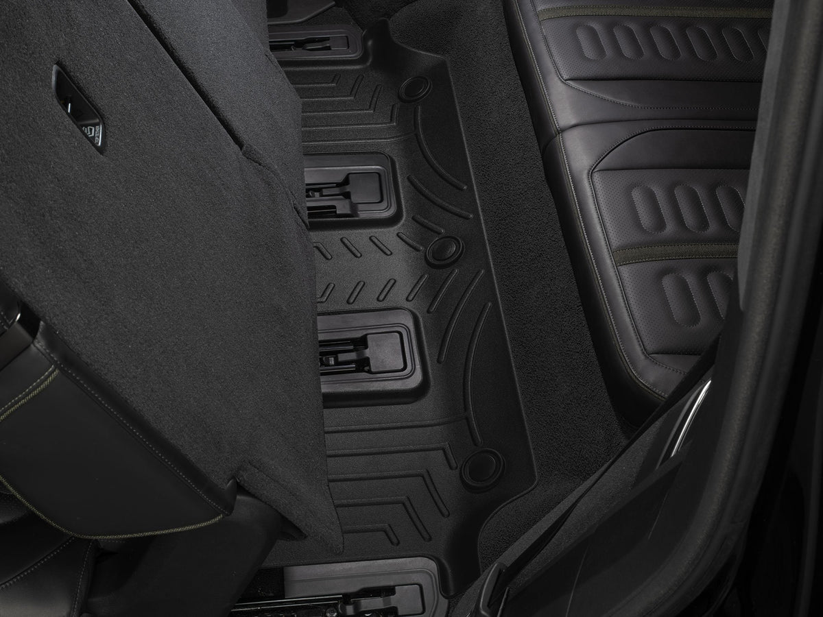 Tapis 3e rangée FloorLiner noir WeatherTech Rivian R1S 2022-2025 - Récréashop