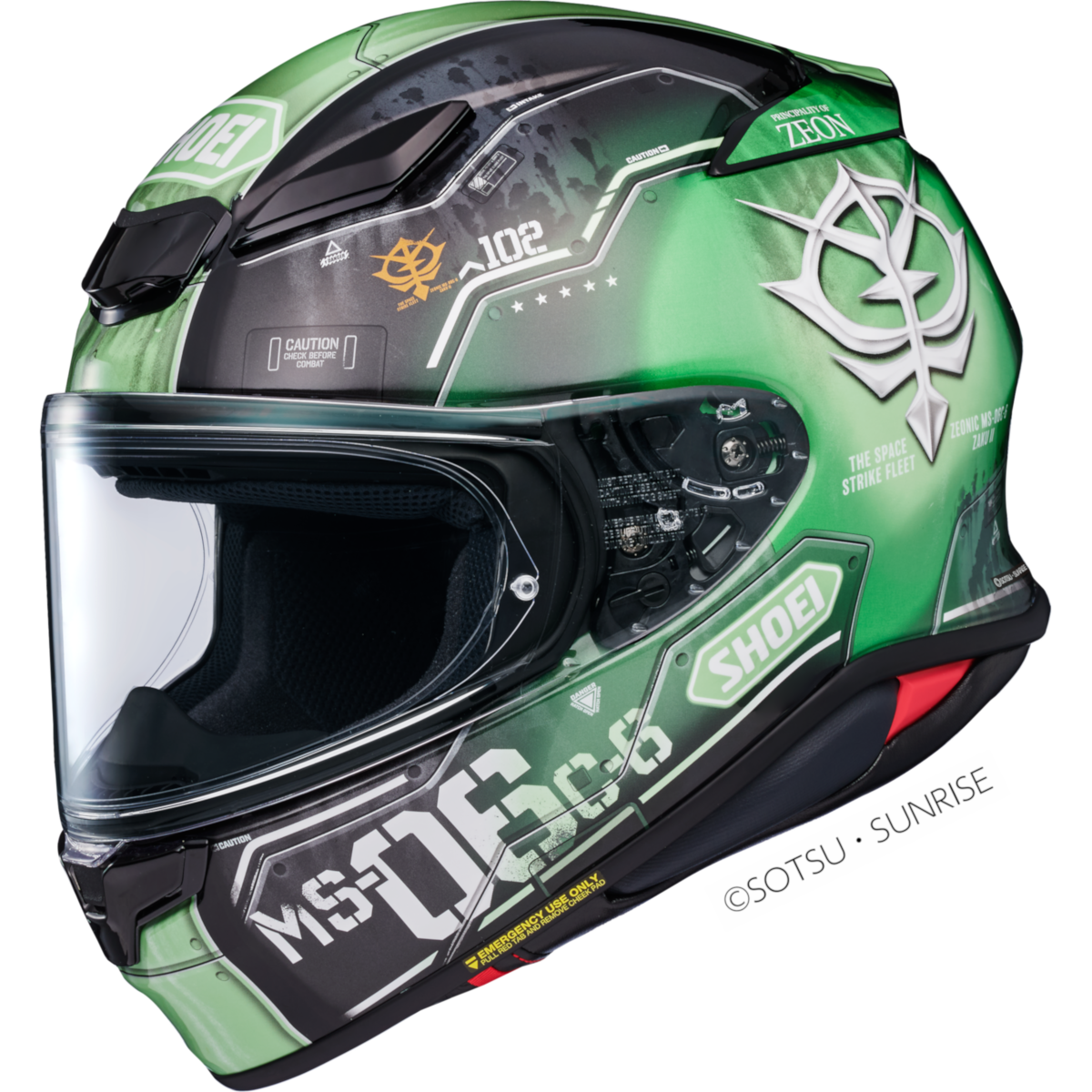 SHOEI RF-1400 Ms-06C-6 Zaku Ii - RecreaShop