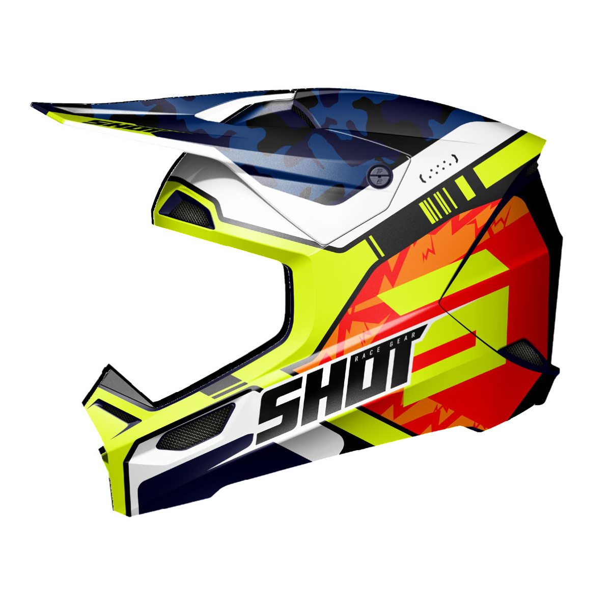 SHOT Furious Flash Blue/Neon Yel - RecreaShop