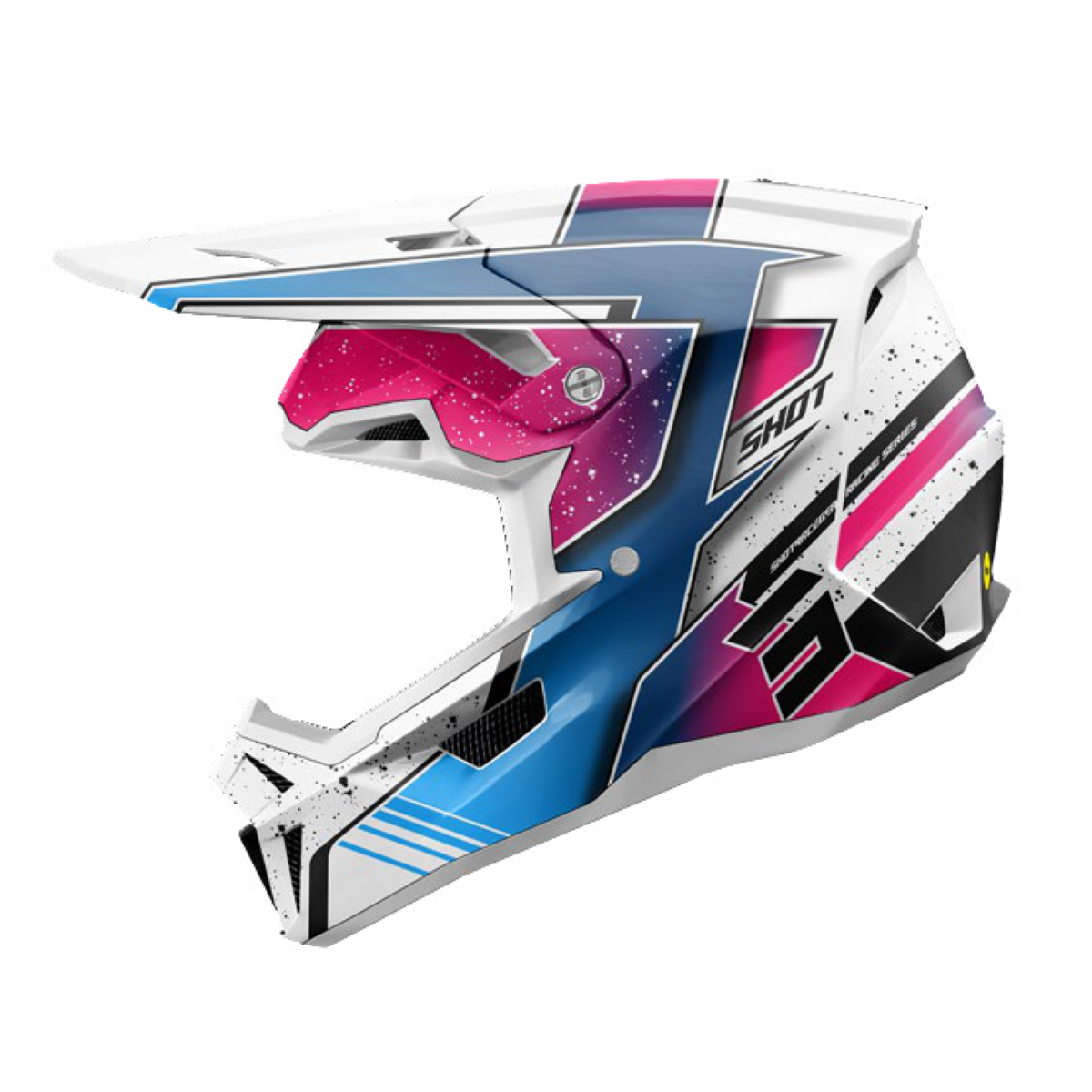 SHOT Lite Racing Wht/Pink Pearly - RecreaShop