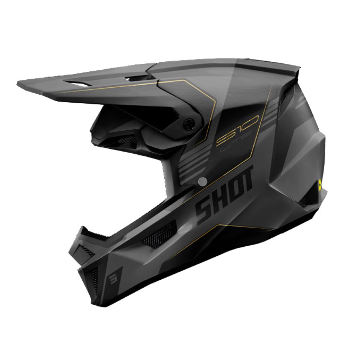 SHOT Lite S10 Blk/Grey Matt - RecreaShop