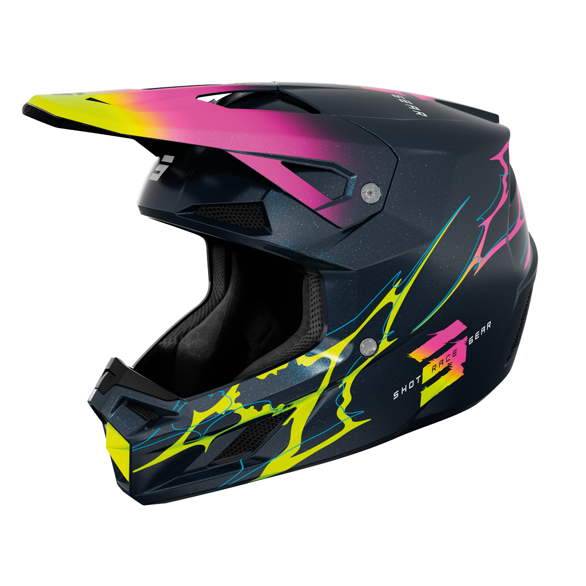SHOT Speed Racing Blue/Neon Yel - RecreaShop