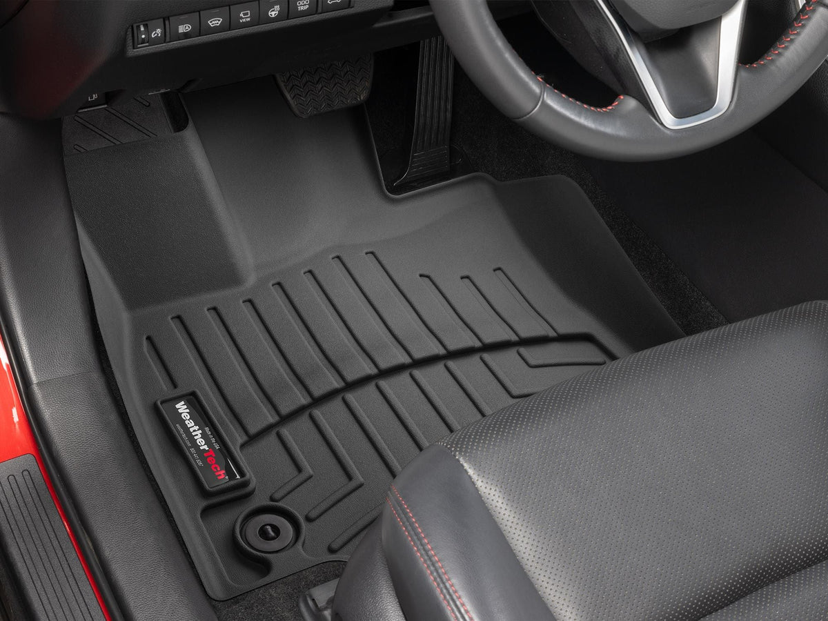 Tapis avant FloorLiner noir WeatherTech Toyota RAV4 Prime 2021-2024 / Toyota RAV4 Plug-In Hybrid 2025 - Récréashop