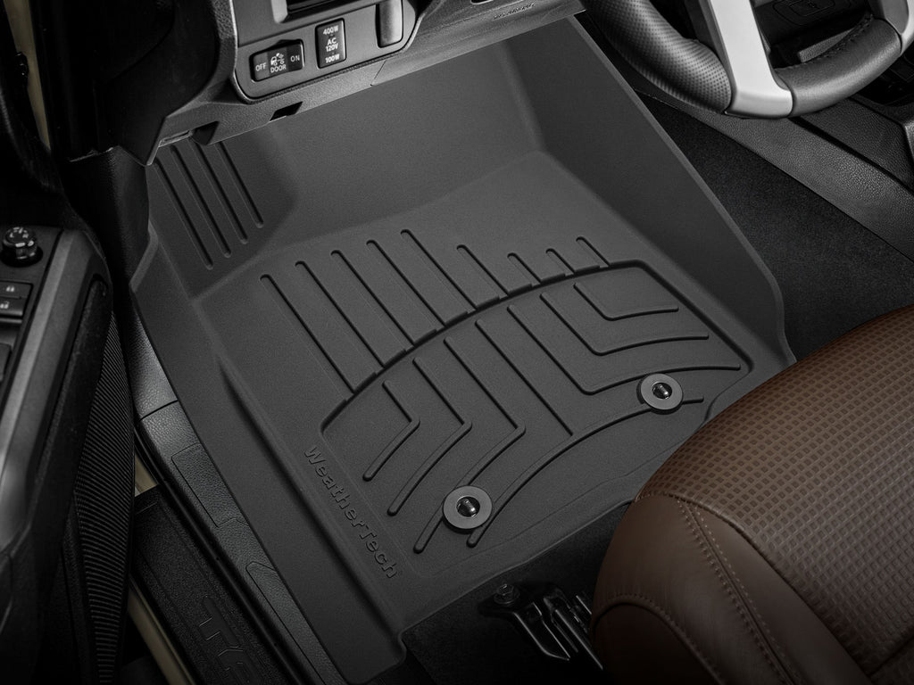 Tapis avant FloorLiner HP noir WeatherTech Toyota Tacoma 2018-2023 (selon la version, voir compatibilité) - Récréashop