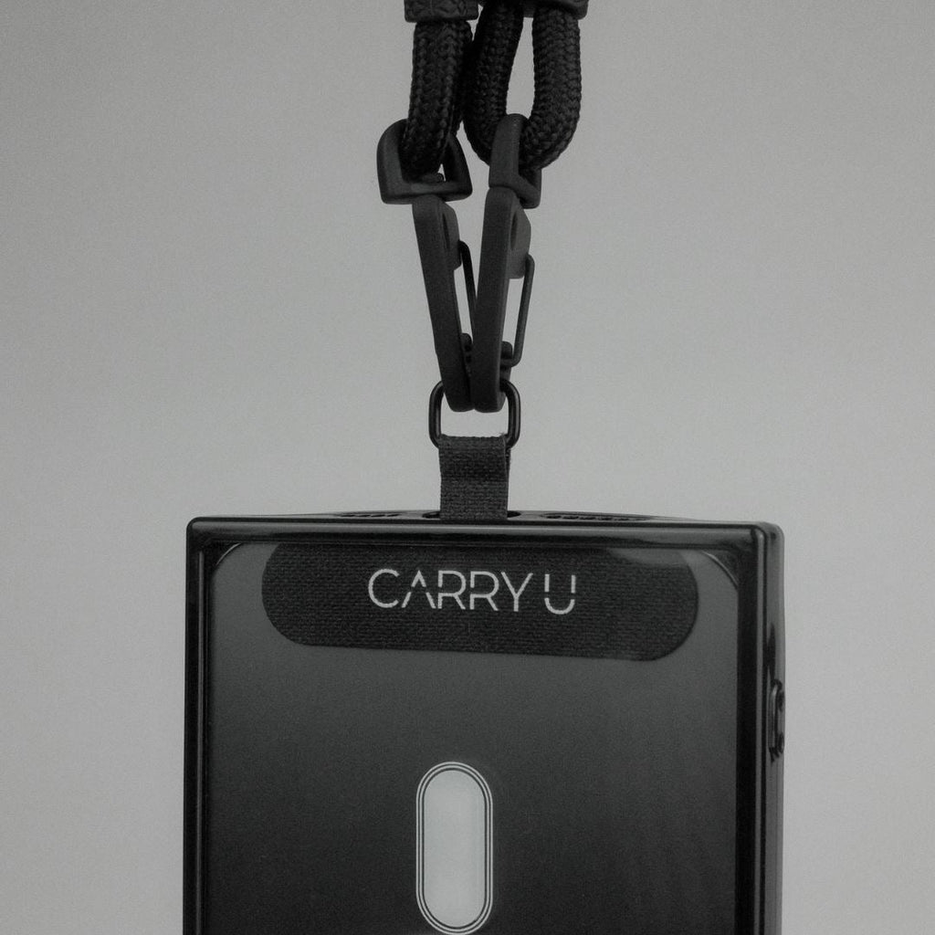SECÜRE - Carte Universel Cordes pour iPhone (à l'unité) CARRY U Noir