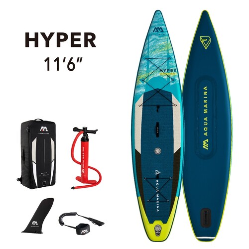 PLANCHE A PAGAIE GONFLABLE HYPER 11'6'' X 31'' X 6'' - Récréashop